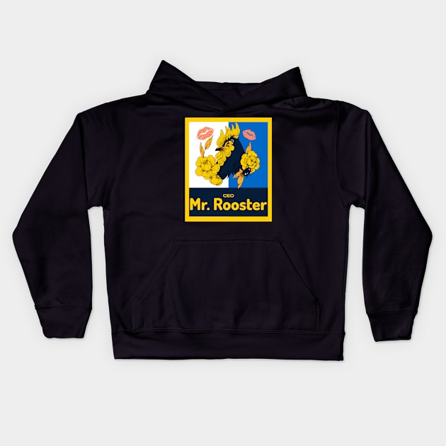 CEO Mr. Rooster Kids Hoodie by 90s Summer.co